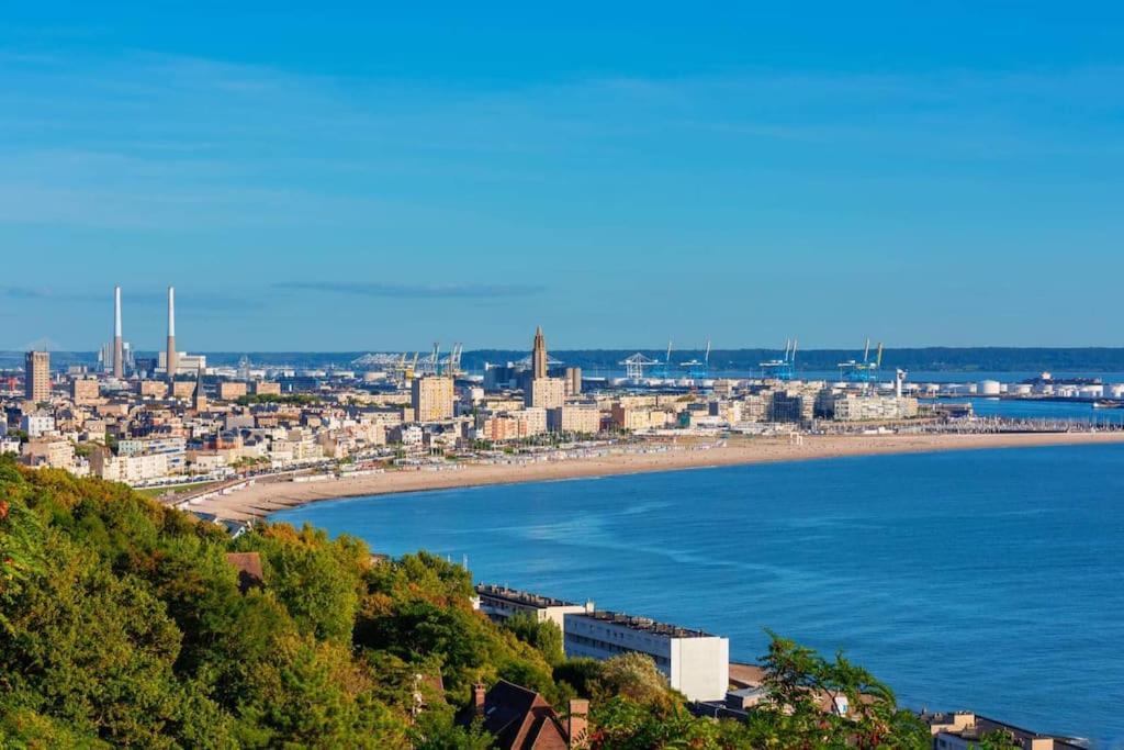 Bel Appartement Haussmannien Le Havre Luaran gambar