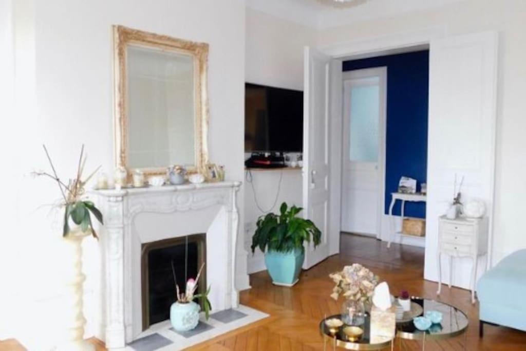 Bel Appartement Haussmannien Le Havre Luaran gambar